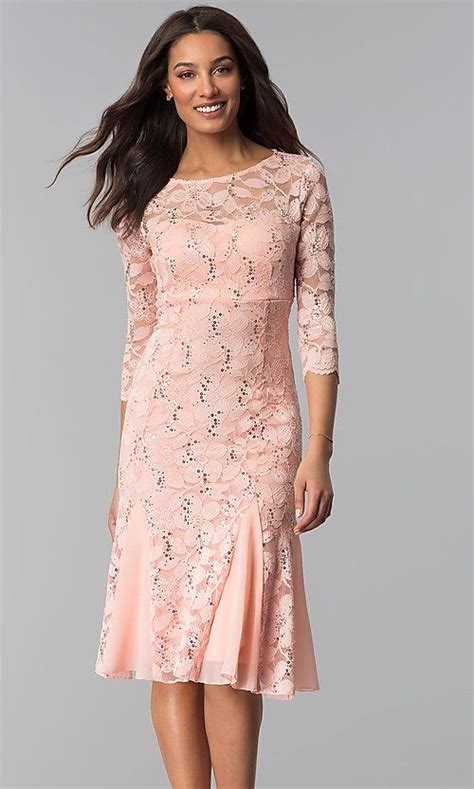 Spring Fling: Incorporating Floral Prints with Your Peach Talisman Knee Length Dress